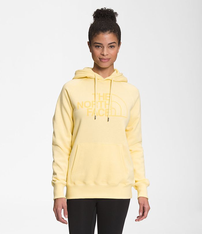 The North Face Hoodie Dames Half Dome Pullover MSCR86531 - Geel